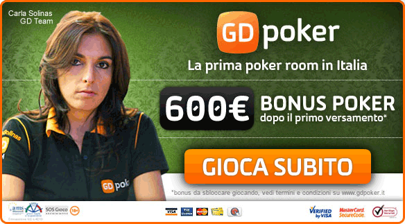 Gd Poker Bonus 600 euro gratis